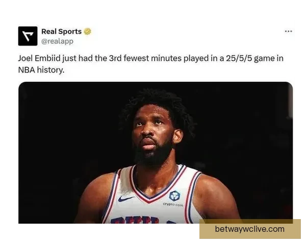 恩比德愤怒回应奇才战缺席 直言管理层决定不允许出场